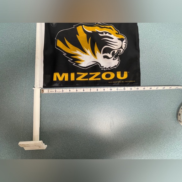 MIZZOU Tiger Football NCAA Tailgate Car-Two Sided Flags (Set of 2) - Picture 8 of 11